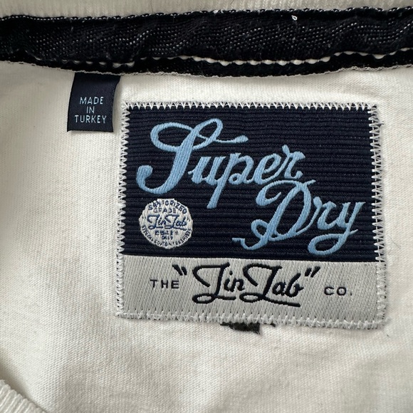 Superdry 81 Tin Tab Men’s White T-Shirt X-Large - Picture 4 of 8
